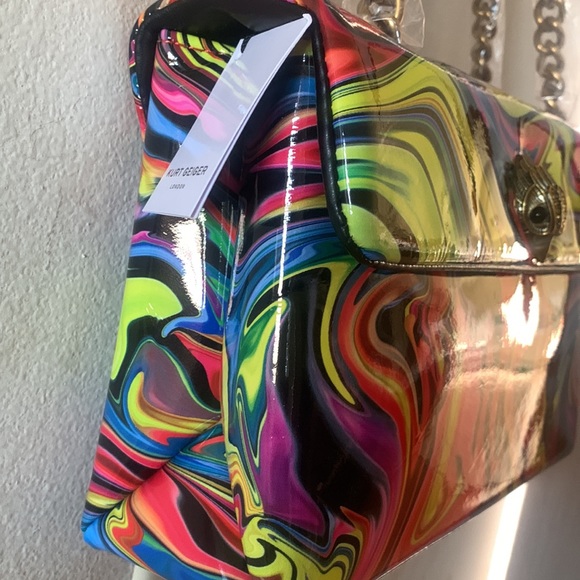 Kurt Geiger London Kensington X Marble Shoulder Bag - Picture 4 of 16